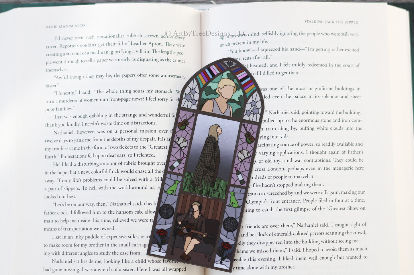 Folklore Stained Glass Bookmark