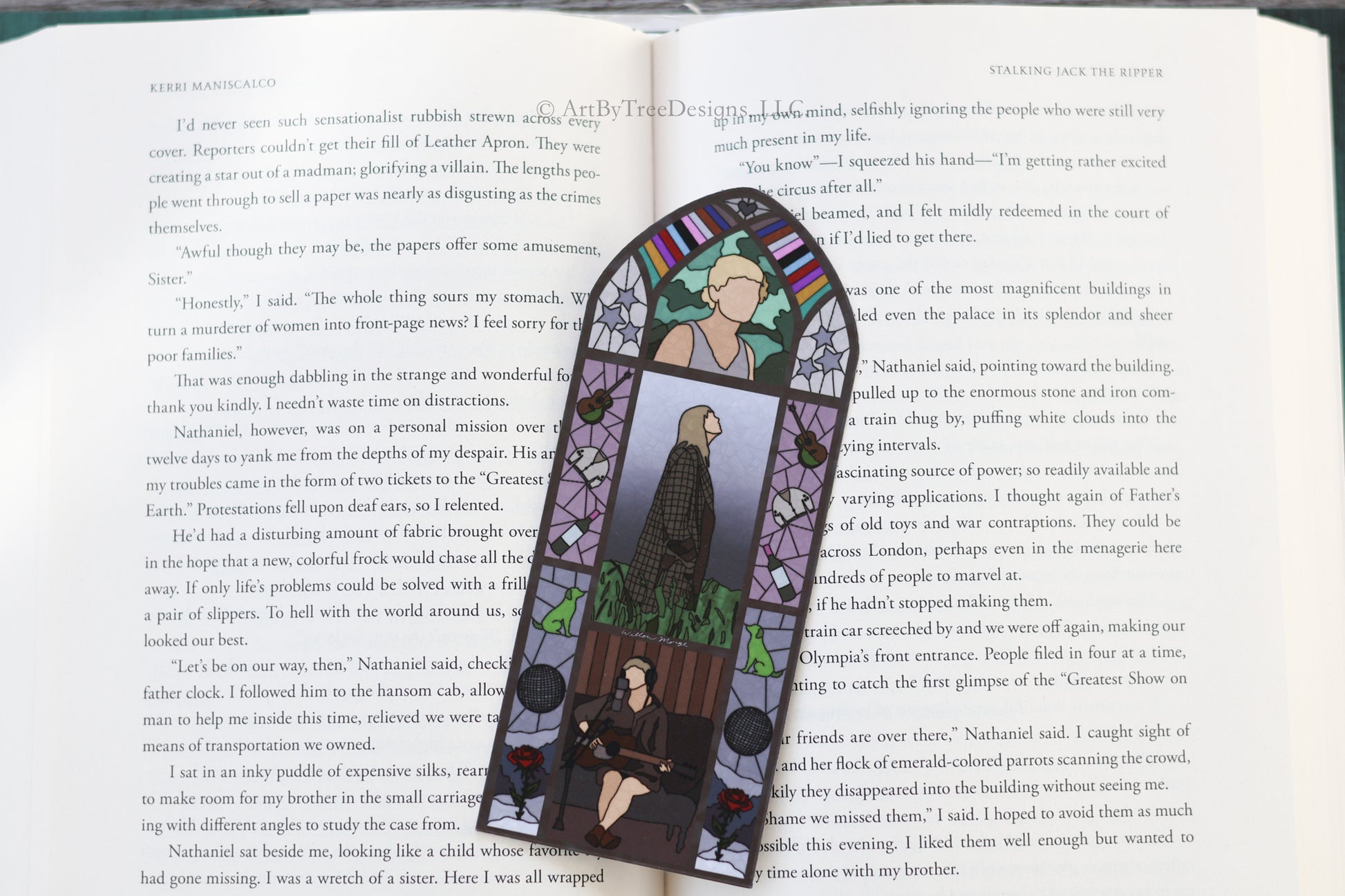 Folklore Stained Glass Bookmark