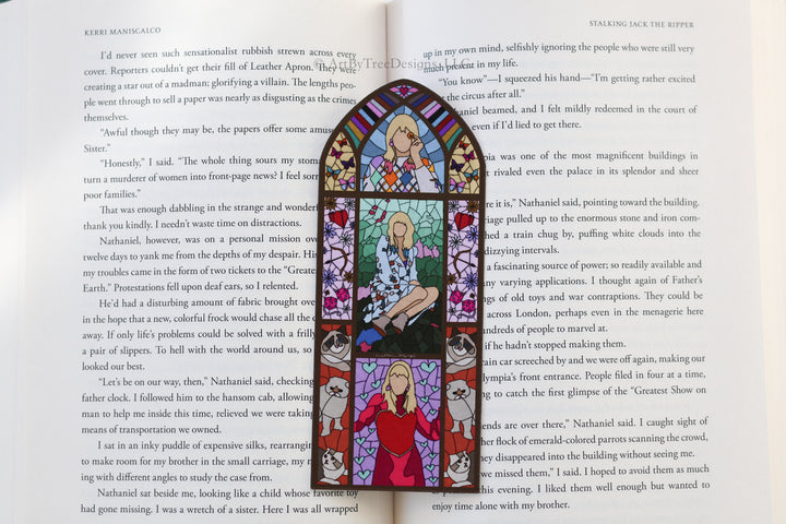 Lover Stained Glass Bookmark