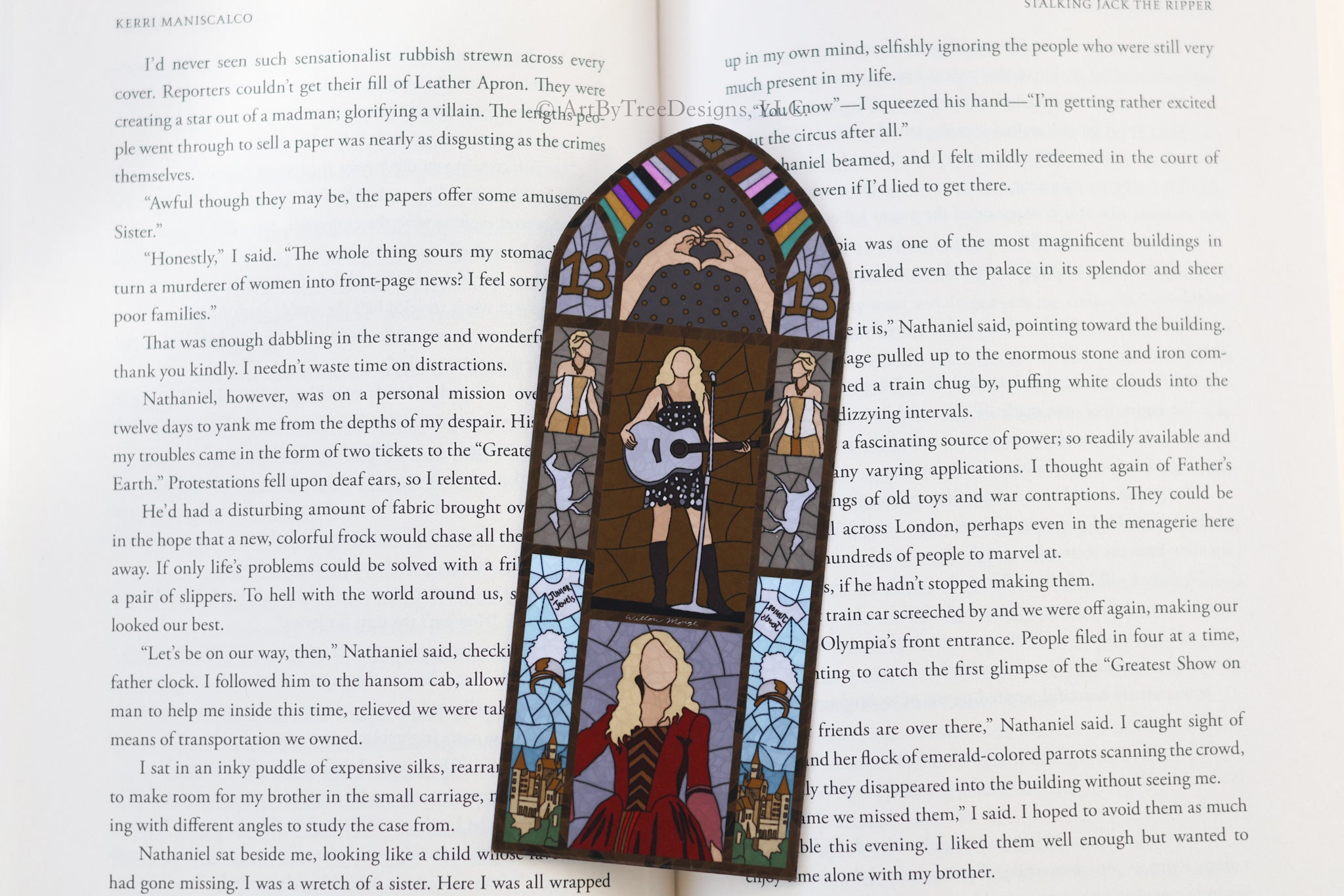 Fearless Stained Glass Bookmark