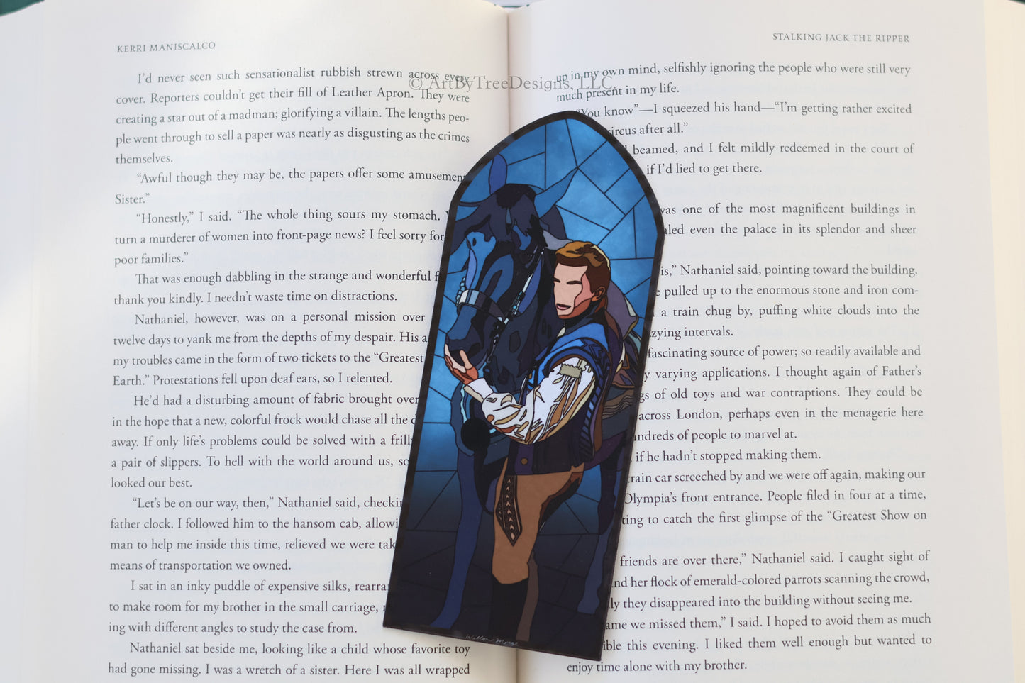 Fiyero Stained Glass Bookmark