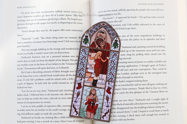 Fruitcake Stained Glass Bookmark
