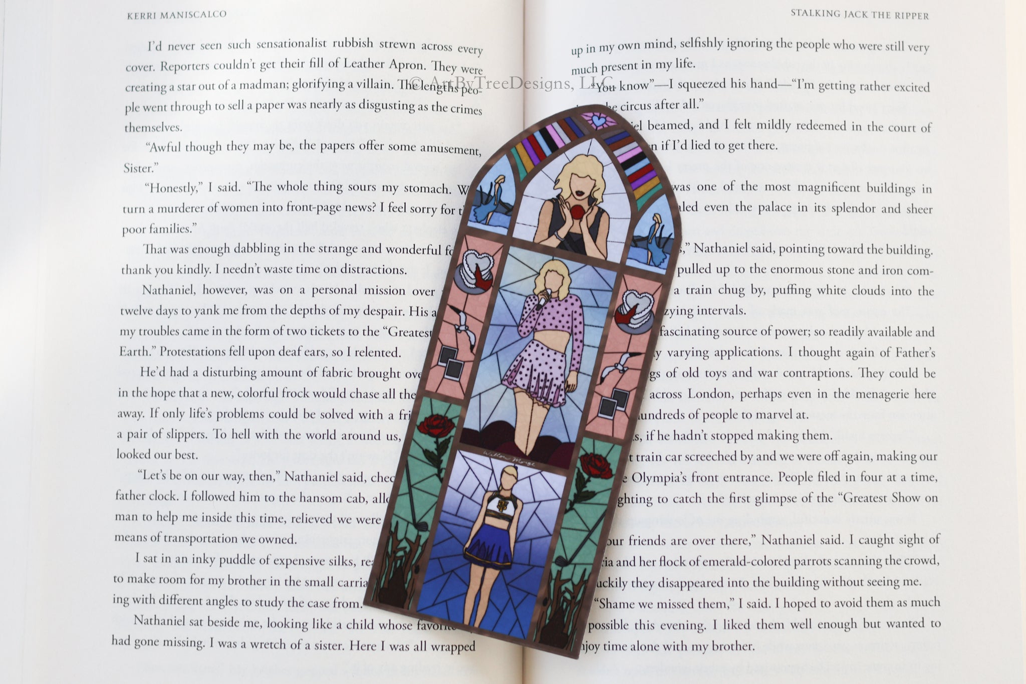 1989 Stained Glass Bookmark
