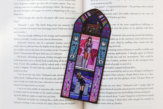 Eras Tour Stained Glass Bookmark