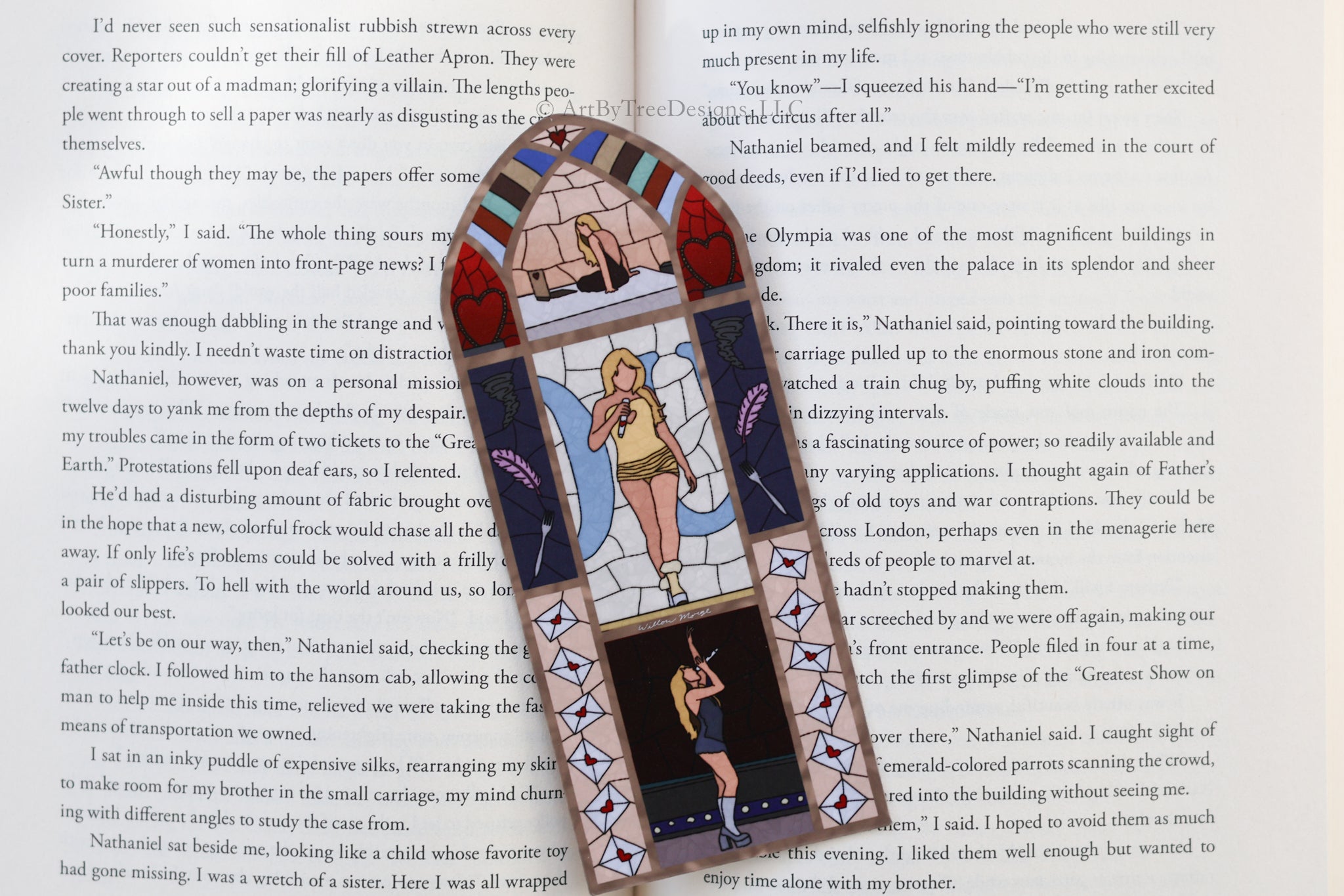Emails I Can't Send Stained Glass Bookmark