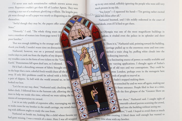 Emails I Can't Send Stained Glass Bookmark
