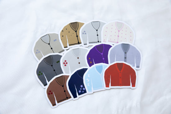 Cardigans Fridge Magnet Set