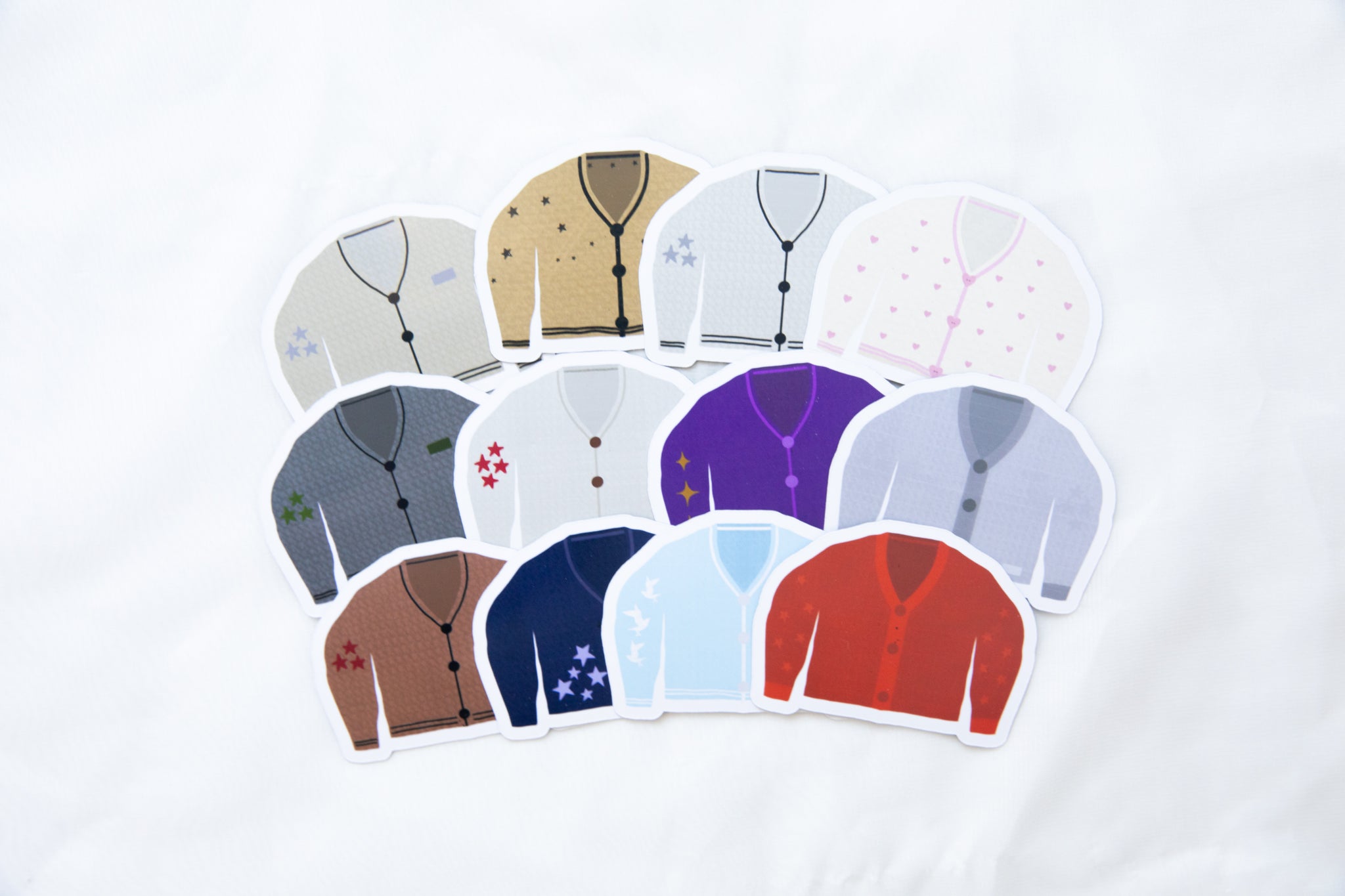 Cardigans Fridge Magnet Set