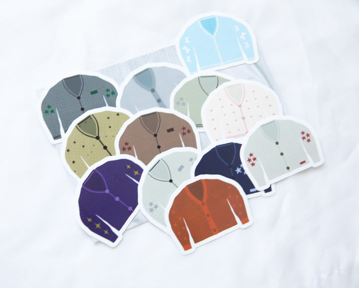 Cardigans Sticker Set