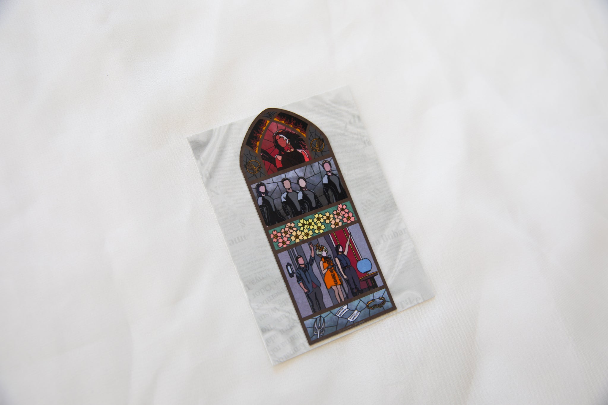 Catching Fire Stained Glass Magnet