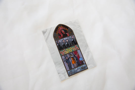 Catching Fire Stained Glass Magnet