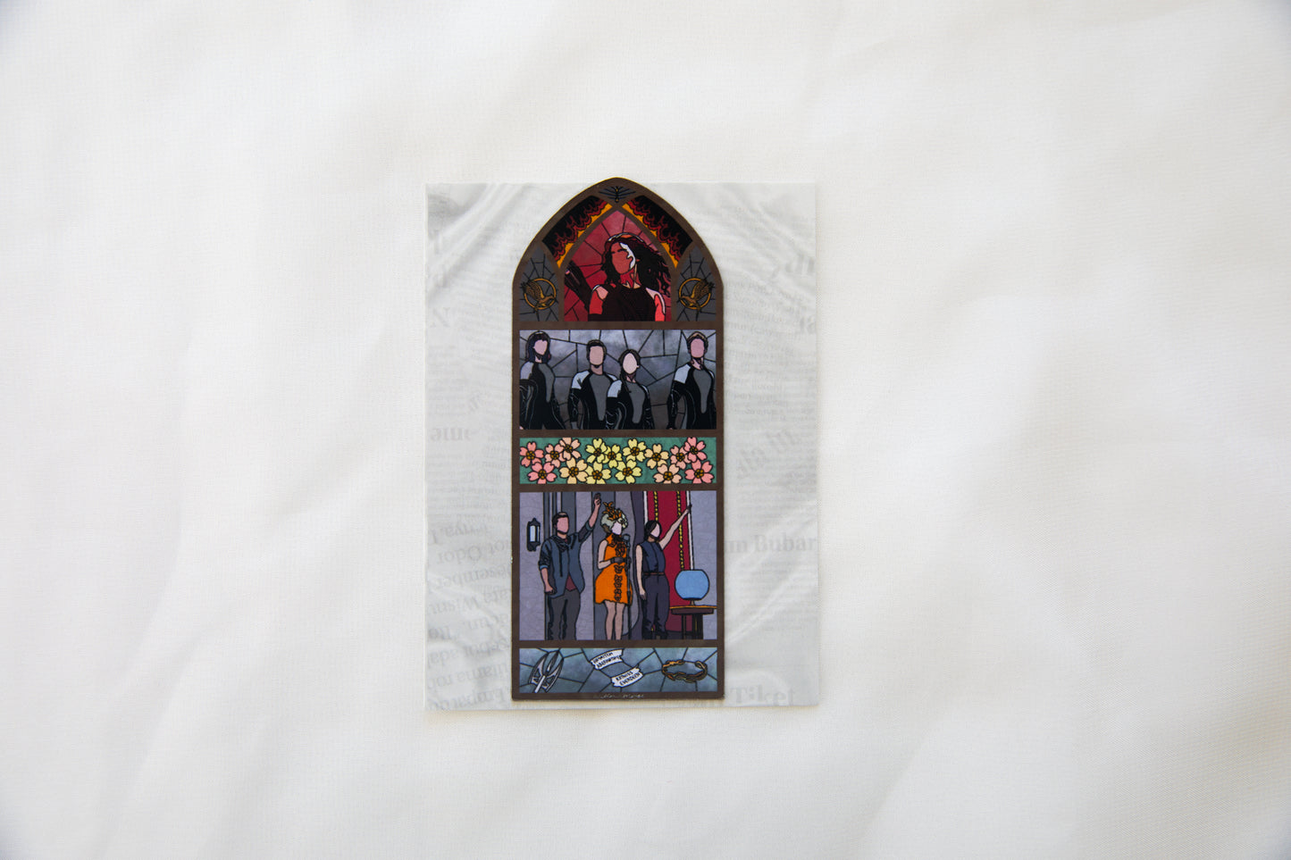 Catching Fire Stained Glass Magnet