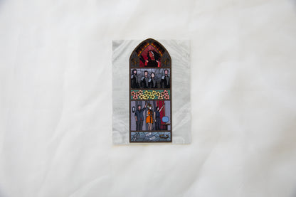 Catching Fire Stained Glass Magnet