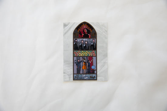 Catching Fire Stained Glass Magnet