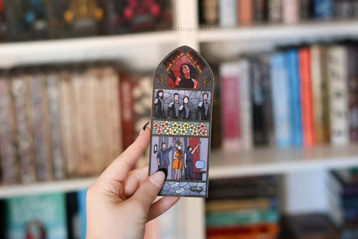 Catching Fire Stained Glass Bookmark