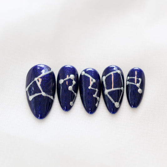 Chart The Constellations Press On Nail Set