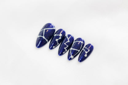 Chart The Constellations Press On Nail Set