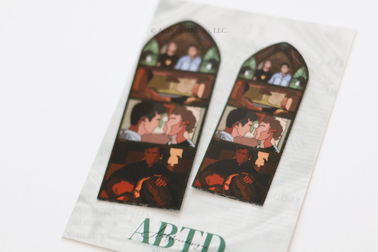 The Cottage (HR) Stained Glass Sticker