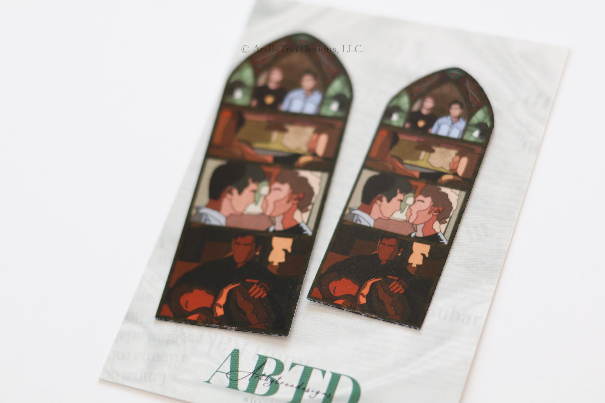 The Cottage (HR) Stained Glass Sticker