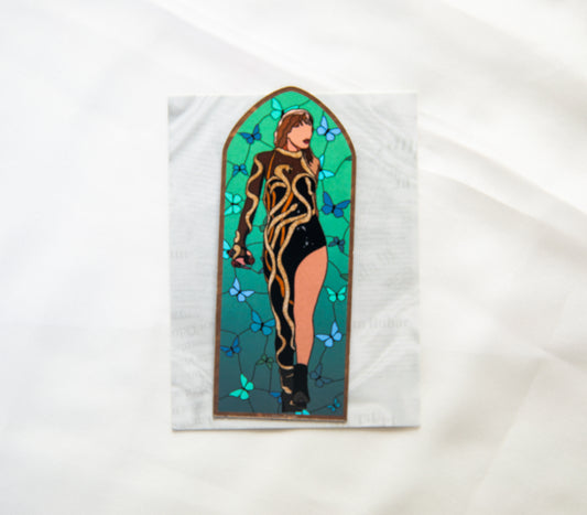 Debutation Stained Glass Fridge Magnet