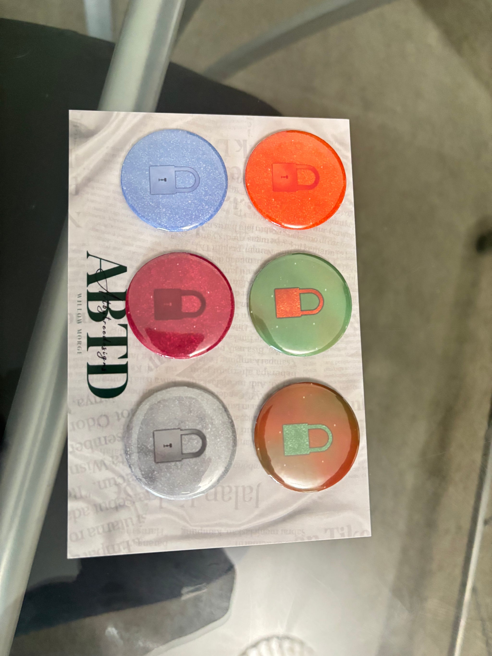 TLOAS Lock Button Magnet Set