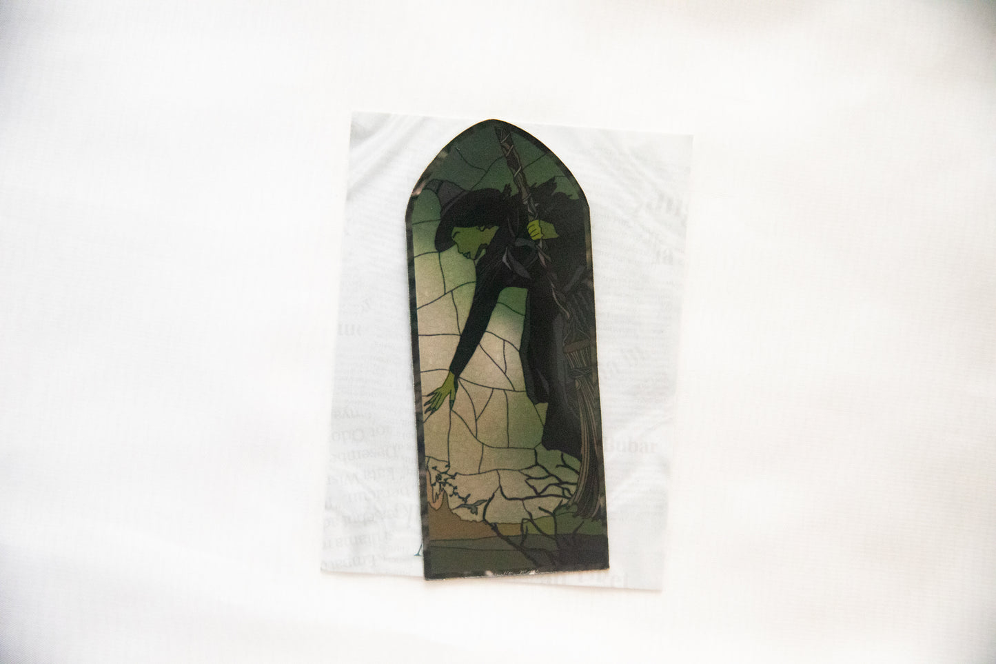 Elphaba Stained Glass Fridge Magnet