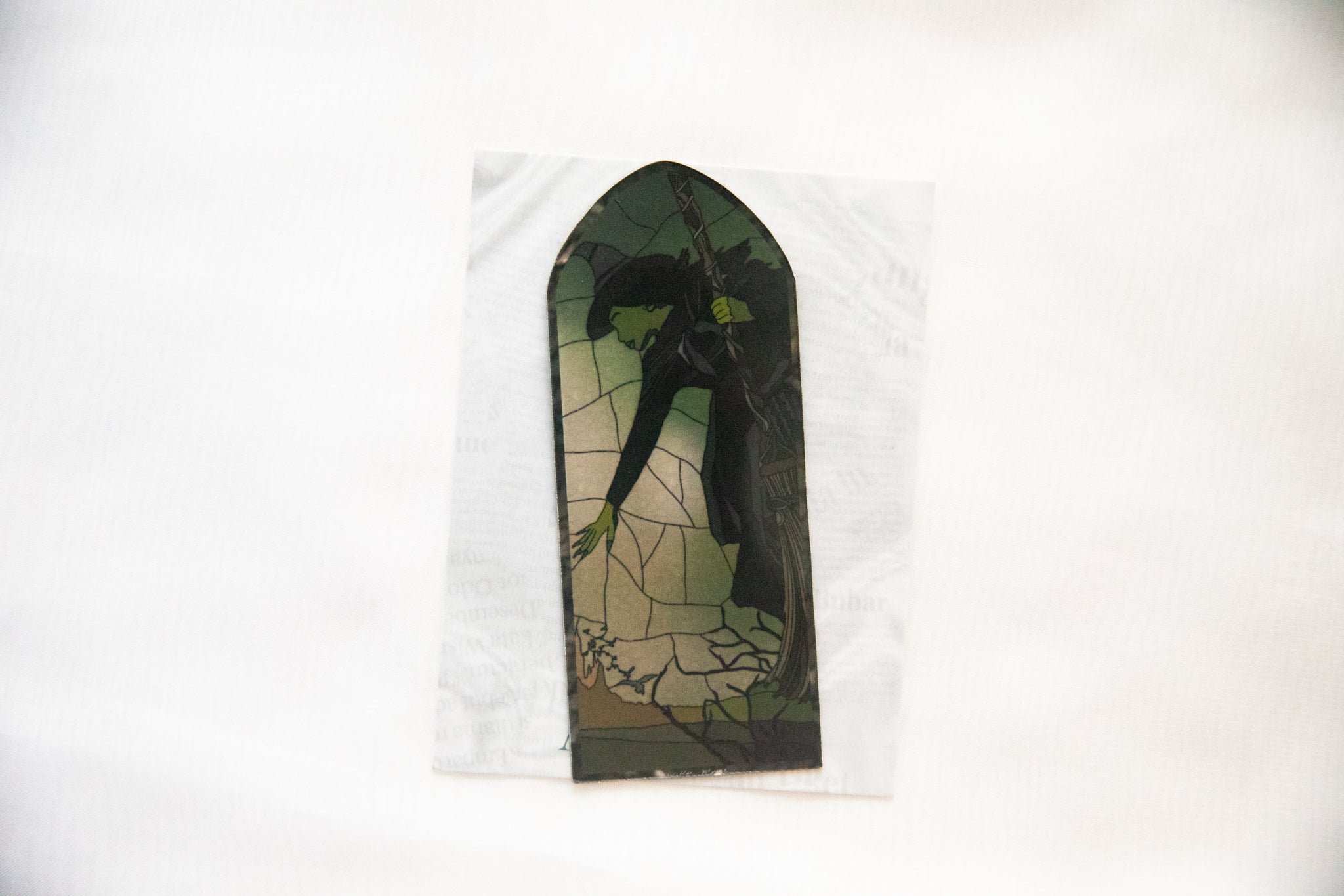 Elphaba Stained Glass Fridge Magnet