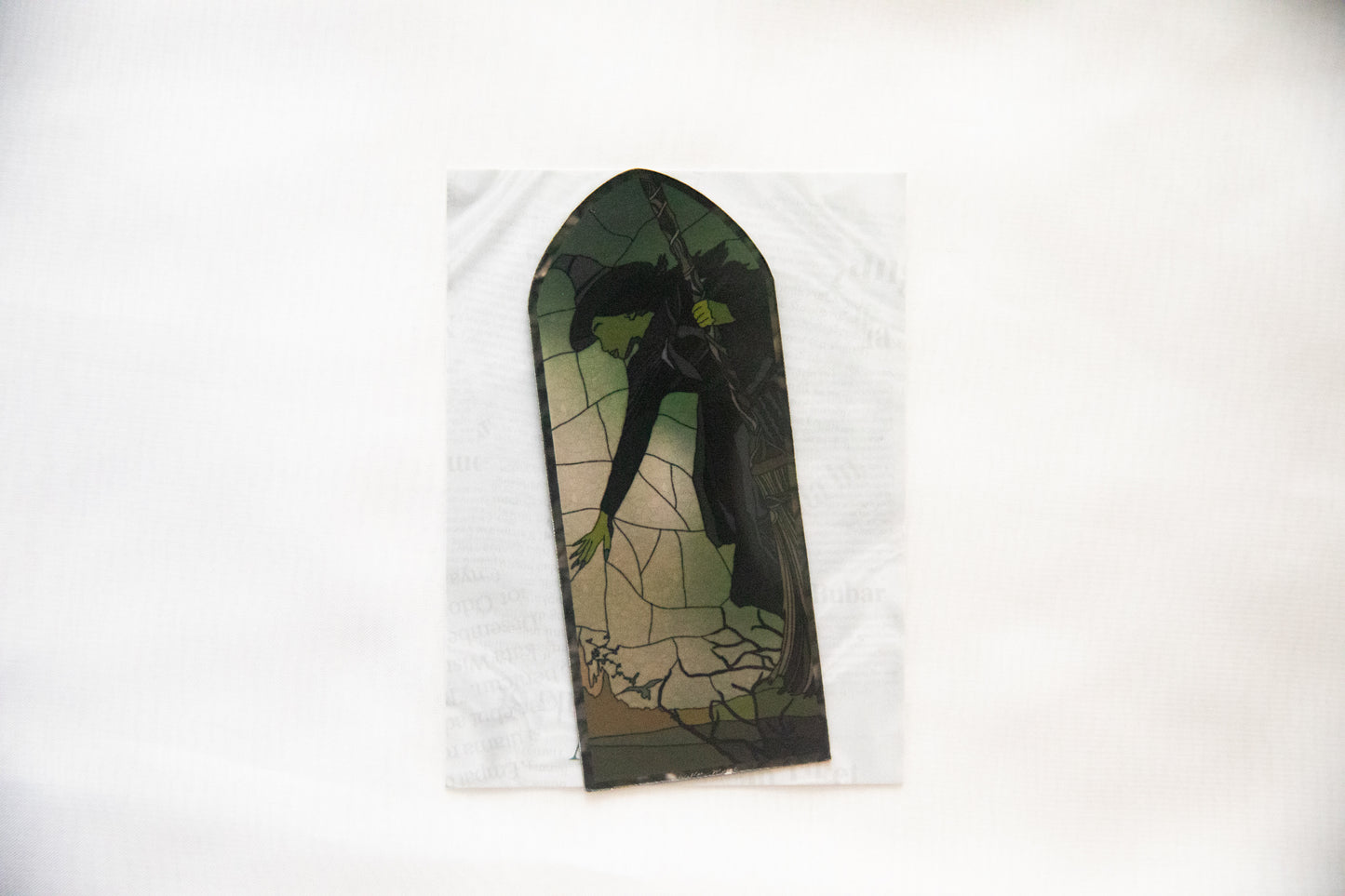 Elphaba Stained Glass Fridge Magnet