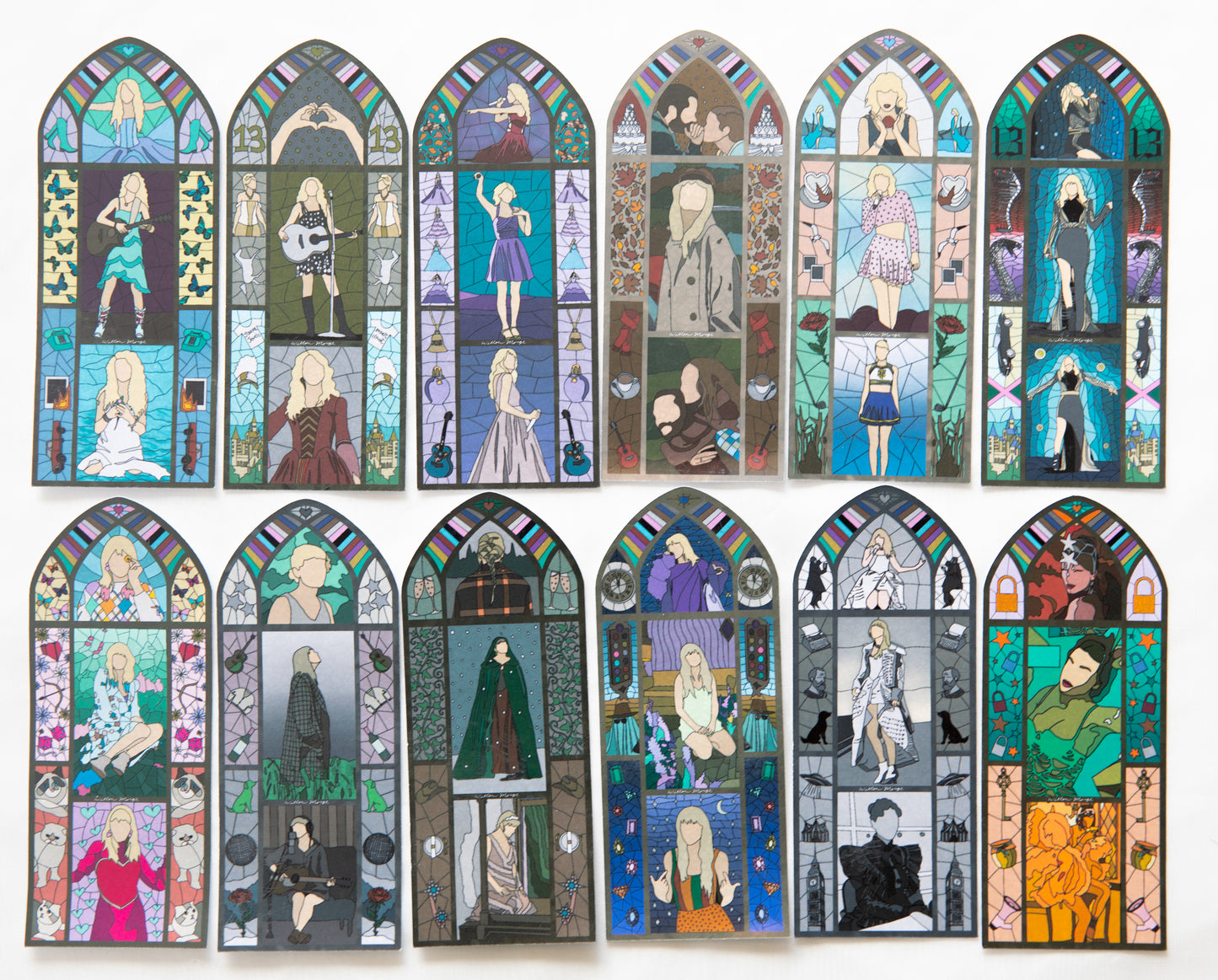 Stained Glass Eras Bookmark Vault