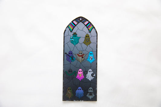 Eras Ghosts Stained Glass Bookmark