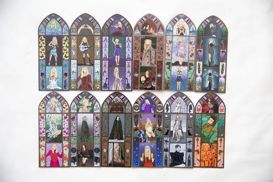 Stained Glass Eras Fridge Magnet Vault