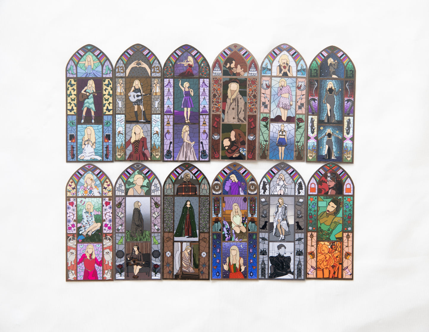 Stained Glass Eras Fridge Magnet Vault