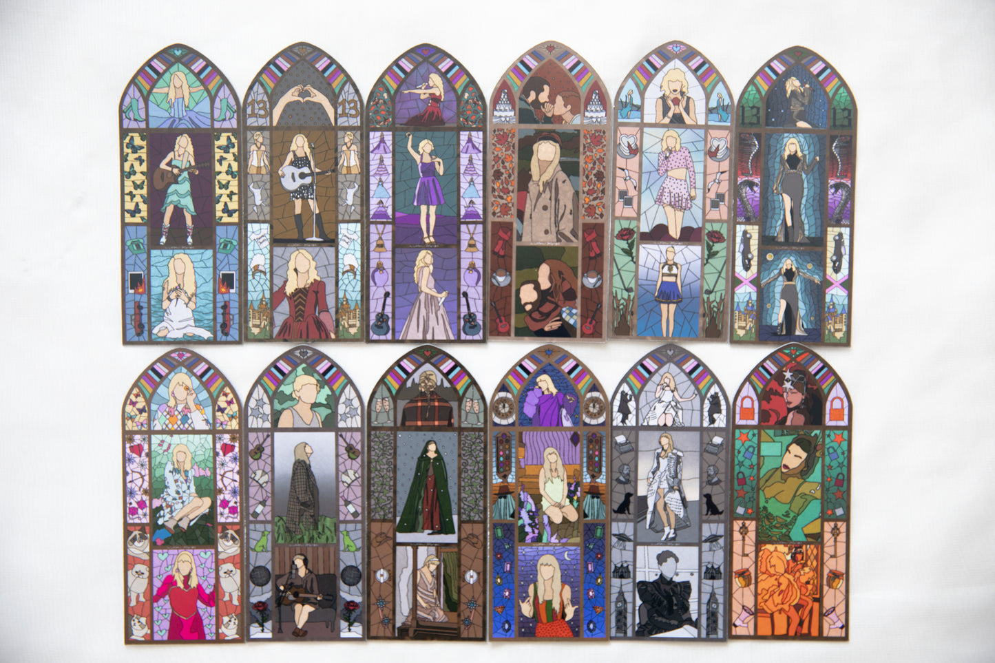 Stained Glass Eras Fridge Magnet Vault