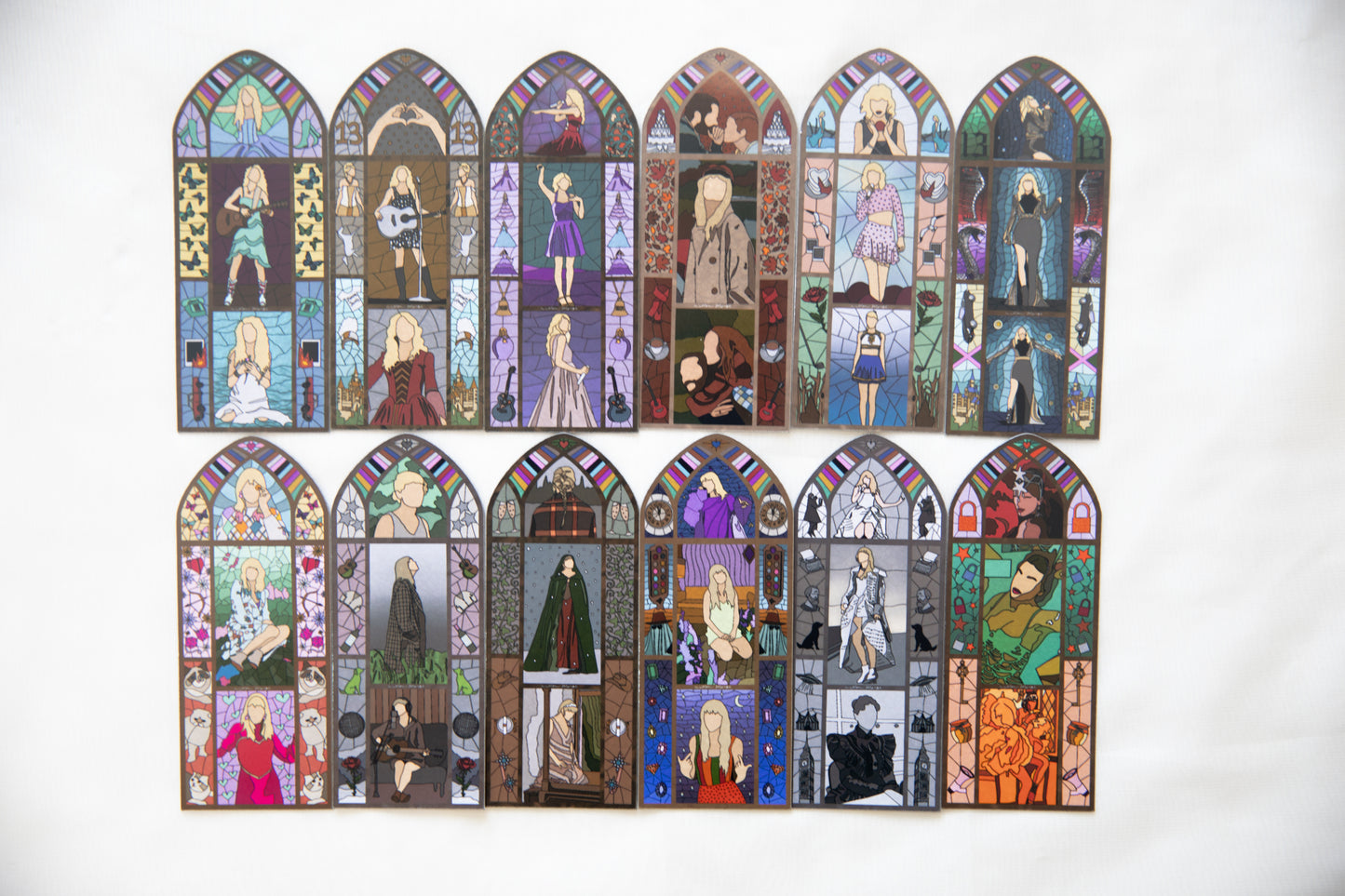 Stained Glass Eras Fridge Magnet Vault