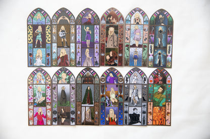 Stained Glass Eras Fridge Magnet Vault