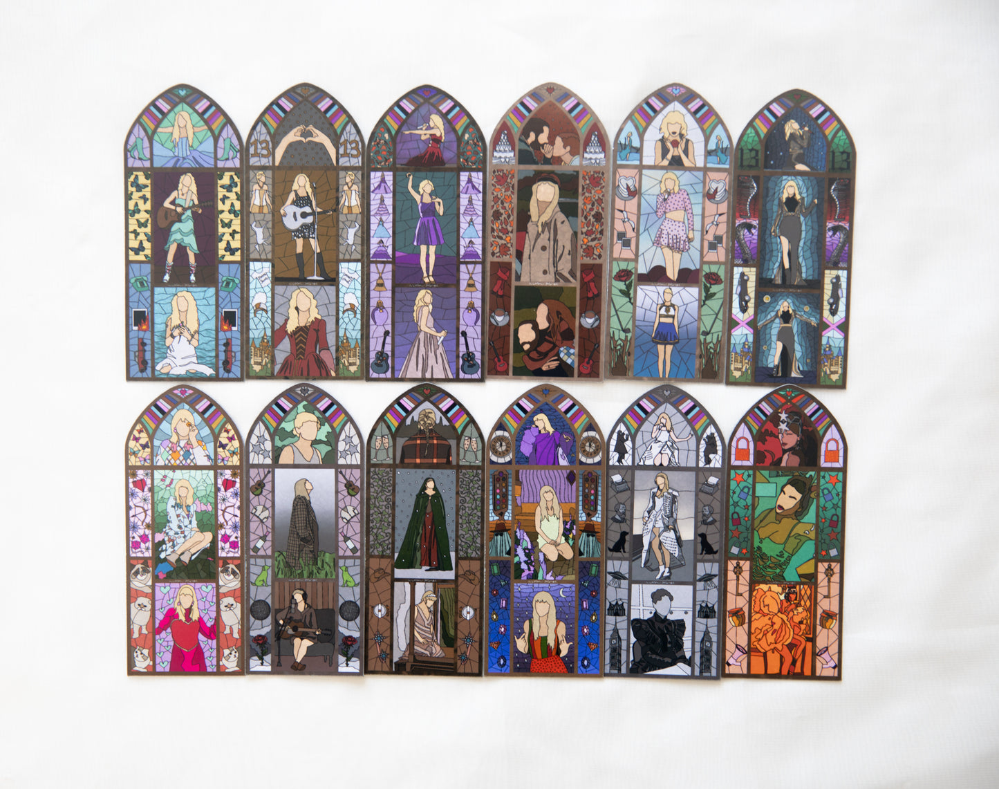 Stained Glass Eras Fridge Magnet Vault