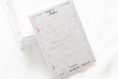 Eras Outfits Notes Notepad 4" x 6"