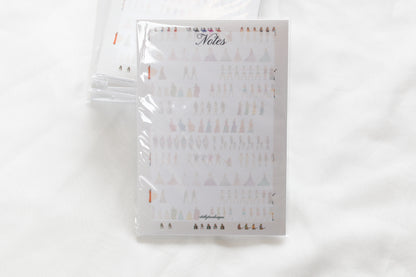 Eras Outfits Notes Notepad 4" x 6"