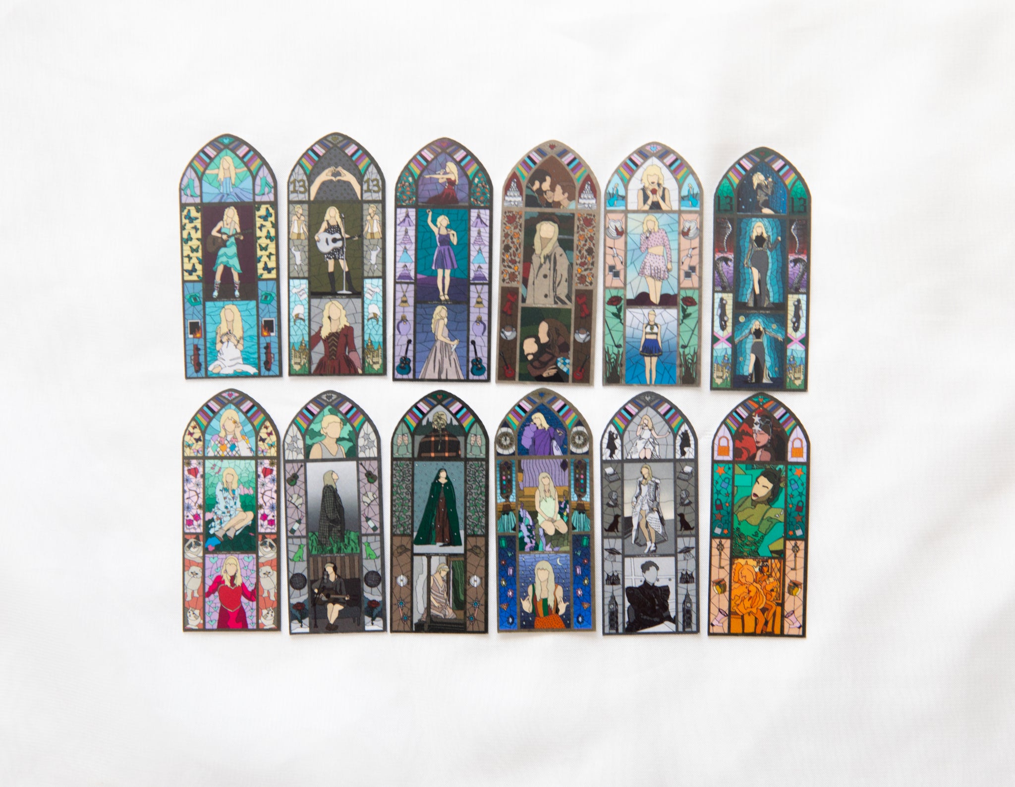 2.5" Stained Glass Eras Sticker Vault