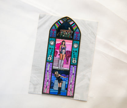 Eras Tour Stained Glass Fridge Magnet