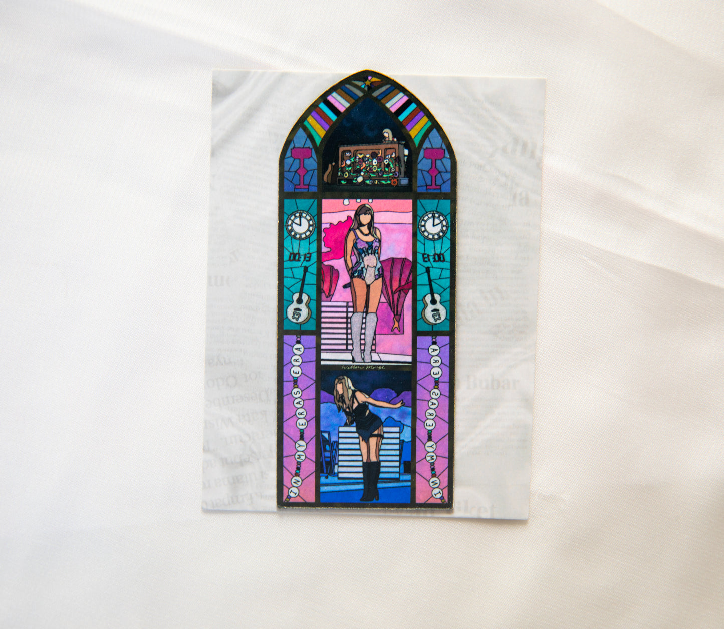 Eras Tour Stained Glass Fridge Magnet