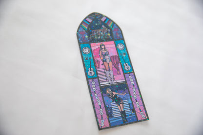 Eras Tour Stained Glass Bookmark