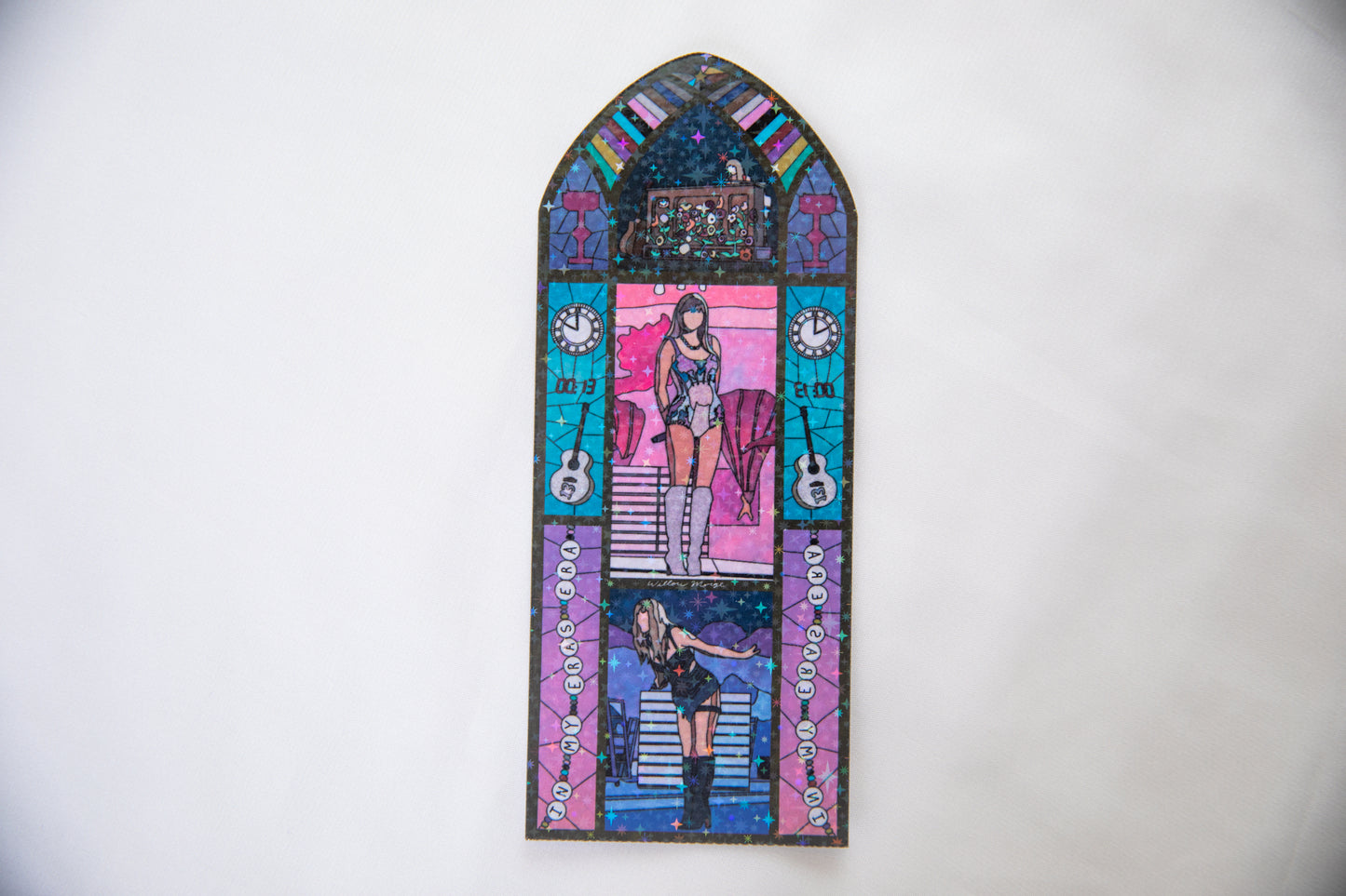 Eras Tour Stained Glass Bookmark