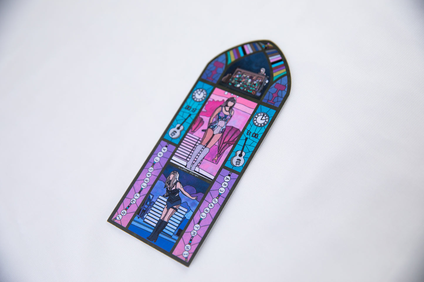 Eras Tour Stained Glass Bookmark