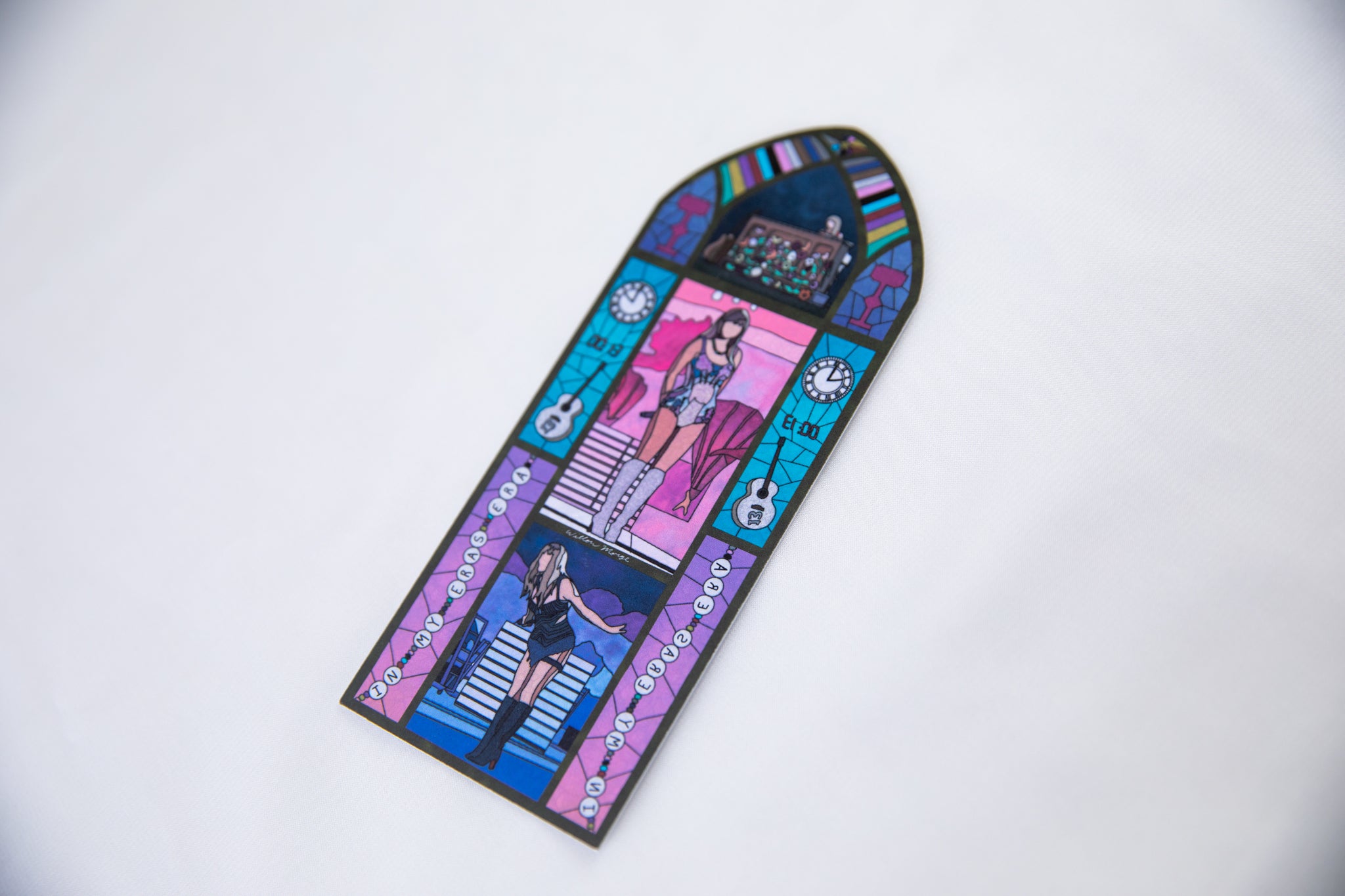 Eras Tour Stained Glass Bookmark