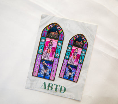 Eras Tour Stained Glass Sticker