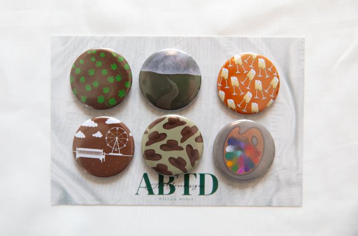 Evermore Button Magnet Set