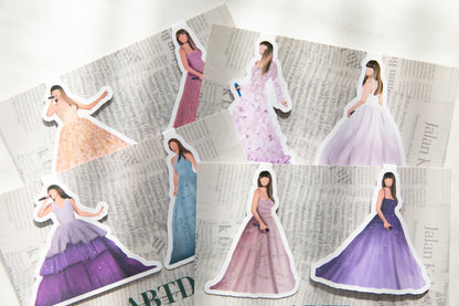 Speak Now Outfit Magnetic Bookmarks