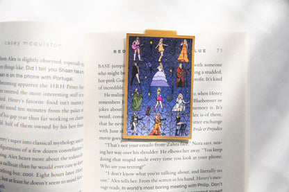 Stained Glass Eras Magnetic Bookmark