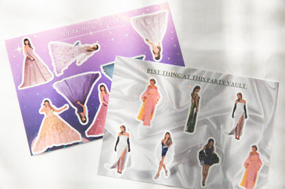 Eras Outfit Sticker Sheets